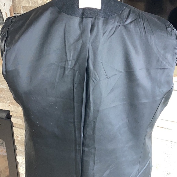 Vintage Pendleton 100% wool black one button blazer w two pockets in front - Picture 12 of 15